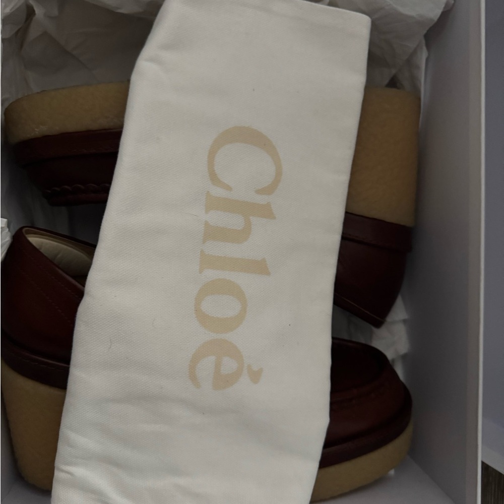 Chloe Jaime Heel Lofers size 40 - Picture 7 of 9